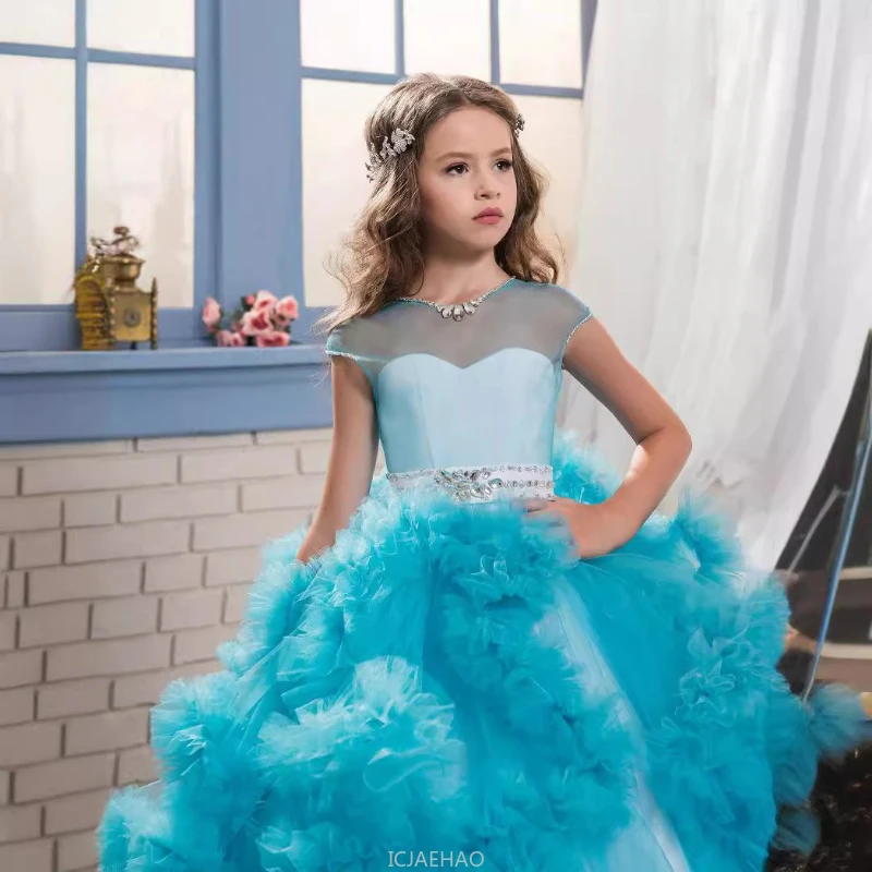 Women'S Formal Wear For Girls - Optocht Gastheer Outfit Verjaardag Kinderfeestjurken Prinses