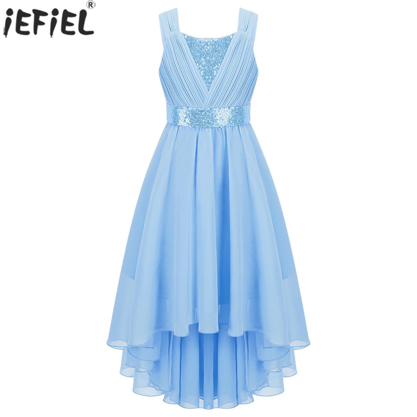 Women'S Formal Wear For Girls - Kids Meisjes Pailletten Ruches Party Verjaardag