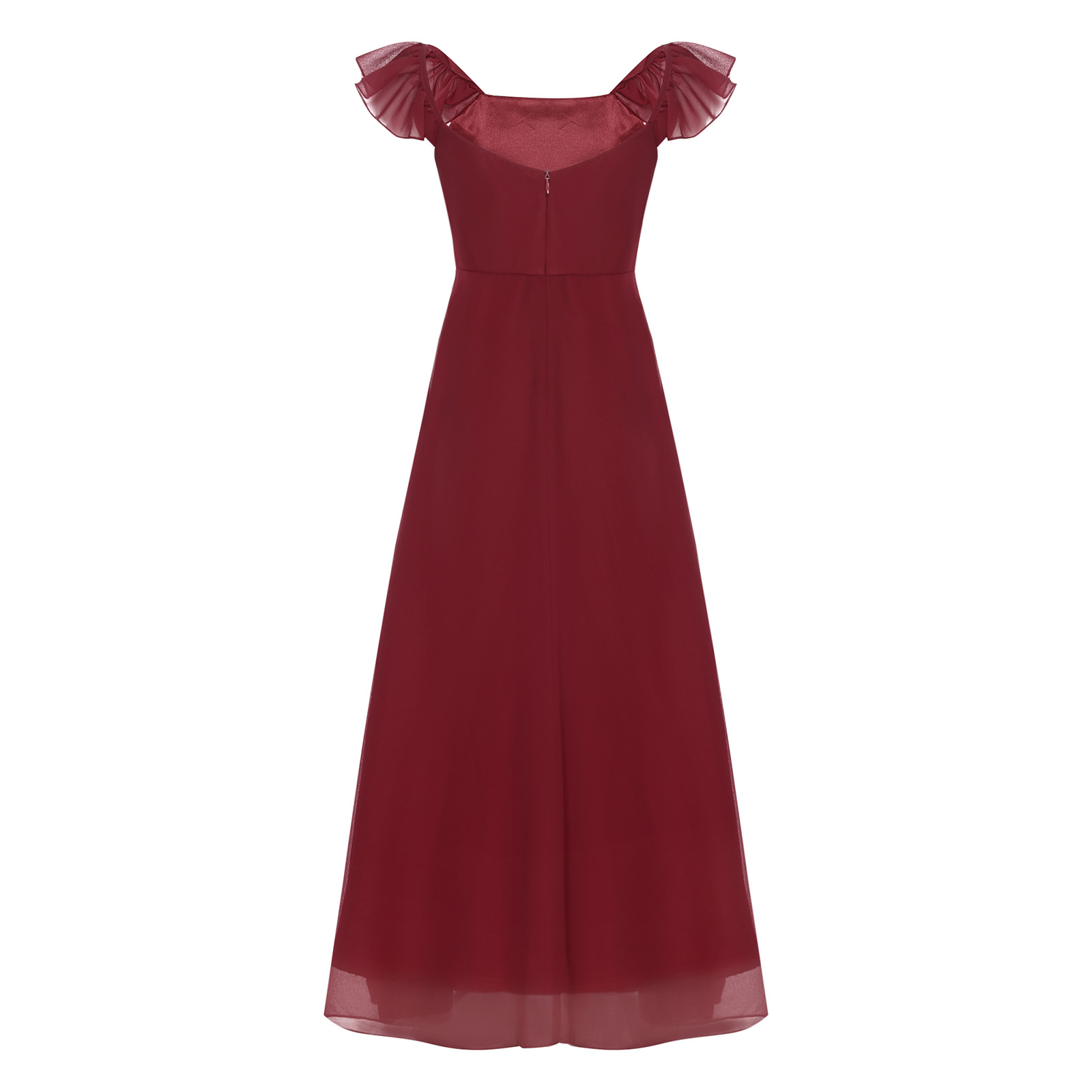 Meisjes Ruche Mouw Chiffon Een - Women'S Formal Wear For Girls recensie en prijs