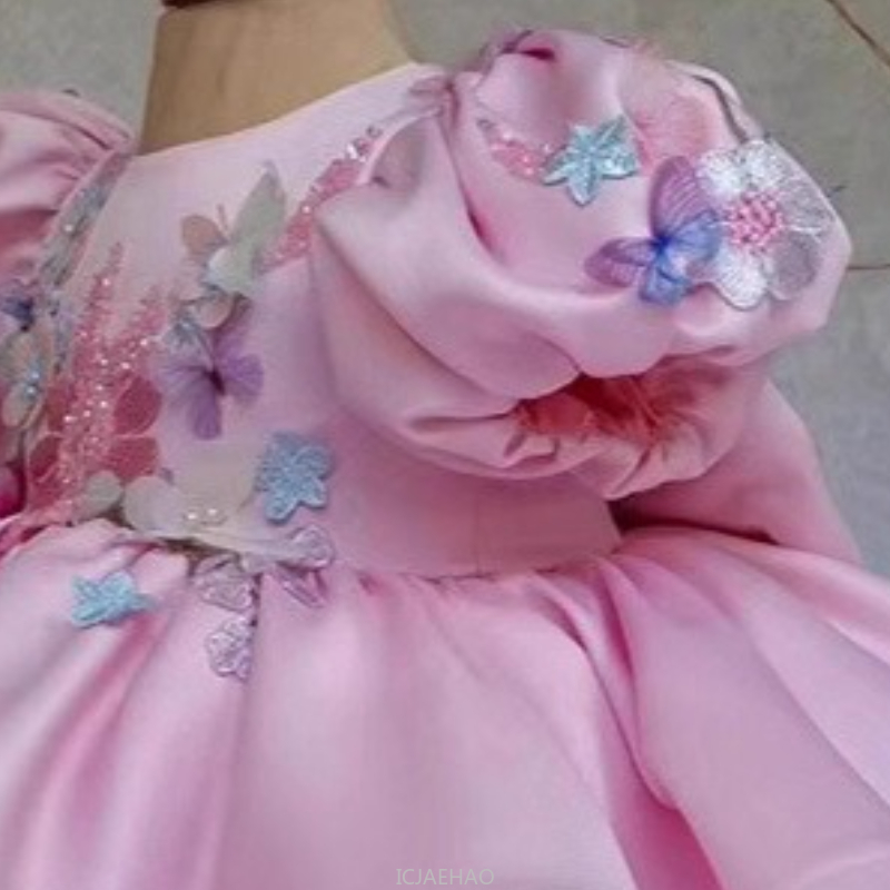 Nieuwe kinderen satijnen jurk  - Women'S Formal Wear For Girls recensie en prijs